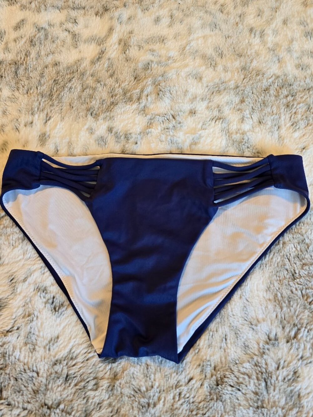 NWOT PINK Victoria's Secret Strappy Bikini Bottom, Size S